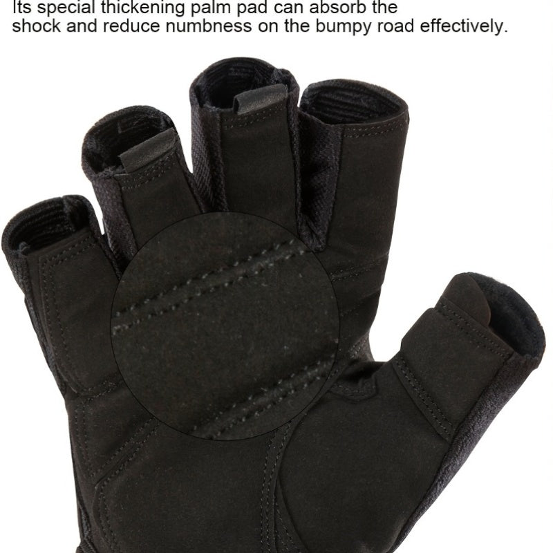 Men'S Cushioning Workout Gloves - Gym Weightlifting Gloves with Wrist Wrap Support, Full Palm Protection And Extra Grip for Weightlifting, Workout, Cross Training, Fitness, Pull Ups