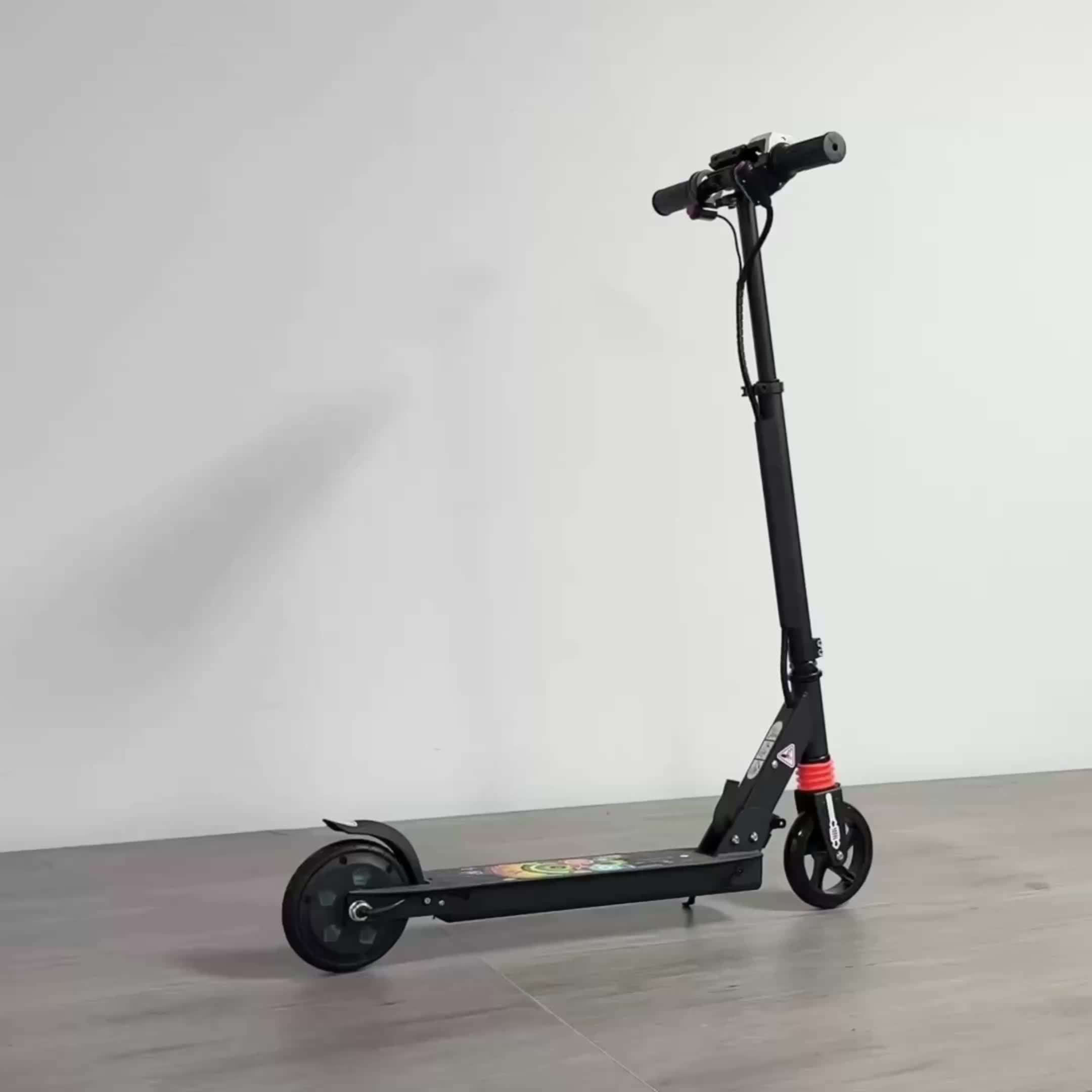 5.5-inch Electric Scooter, Maximum Speed of 15 Km\u002Fh, 2.5Ah Powerful Battery, Foldable Electric Scooter, Load Capacity 70kg, Halloween and Christmas Gift, Gift Scooter, Kick-Start Assist Scooter with Adjustable Speed and Height, Flashing Wheels