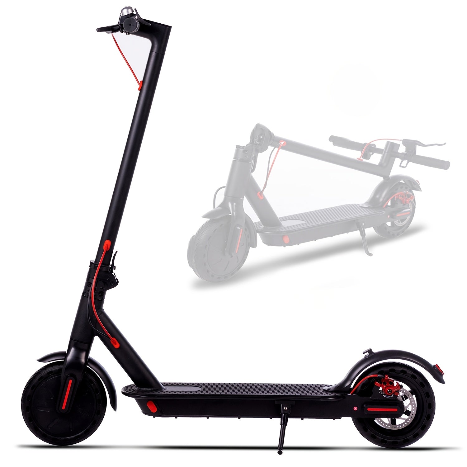 The Aisuwei Outdoor Electric Scooter Features a Lightweight Folding Design, 8.5-Inch Honeycomb Road Tires, a Rear Braking System, a Powerful 350W Motor, And Can Speeds of Up to 19 Miles Per Hour with a Range of 28 Miles