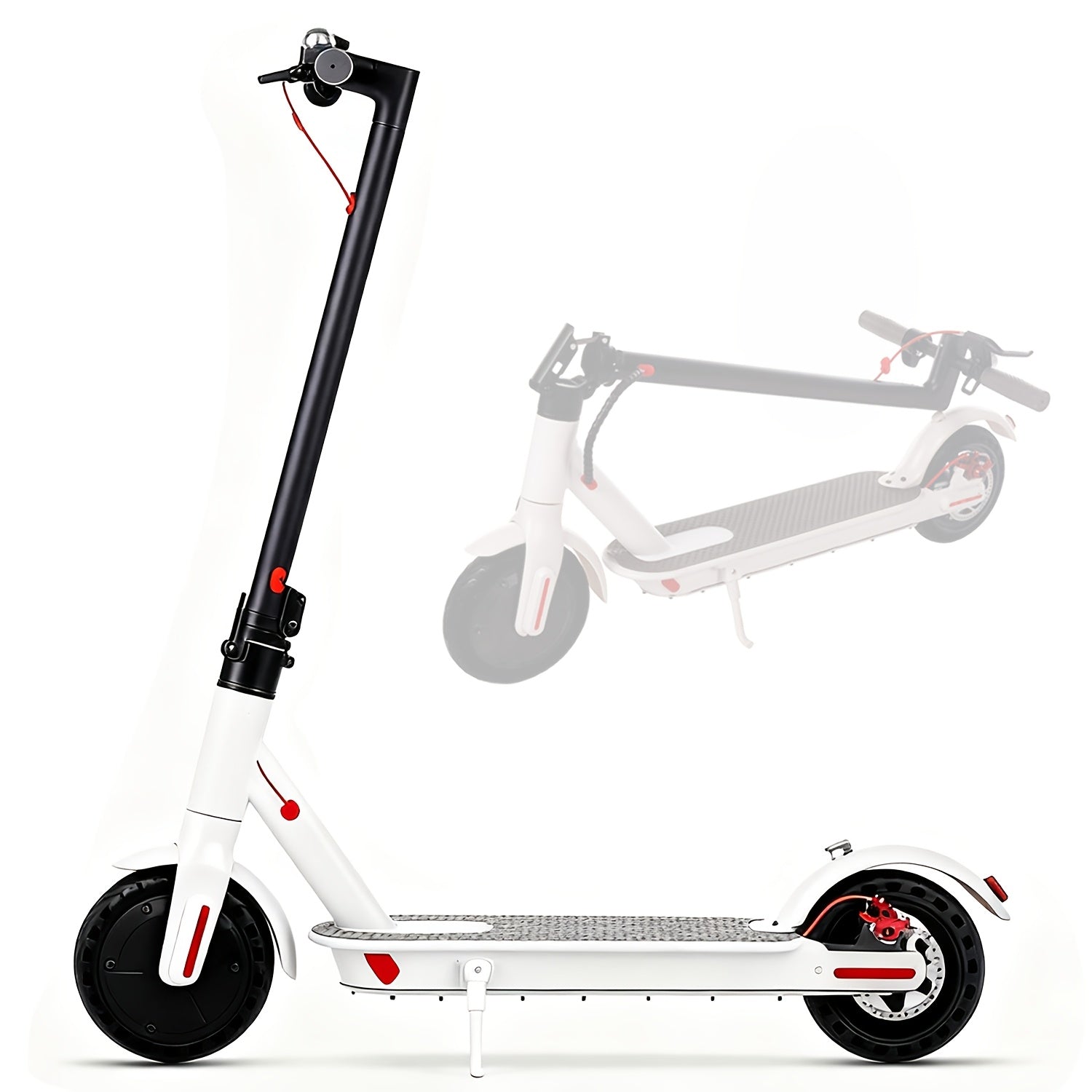 The Aisuwei Outdoor Electric Scooter Features a Lightweight Folding Design, 8.5-Inch Honeycomb Road Tires, a Rear Braking System, a Powerful 350W Motor, And Can Speeds of Up to 19 Miles Per Hour with a Range of 28 Miles