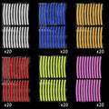 120pcs Luminous Tire Sticker - Glossy Wheel Sticker, Specially Designed for Improved Safety, Suitable for Vehicles, Motorcycles And Bicycles, Holiday Snowman Reflective Decorations, Suitable for Night Use