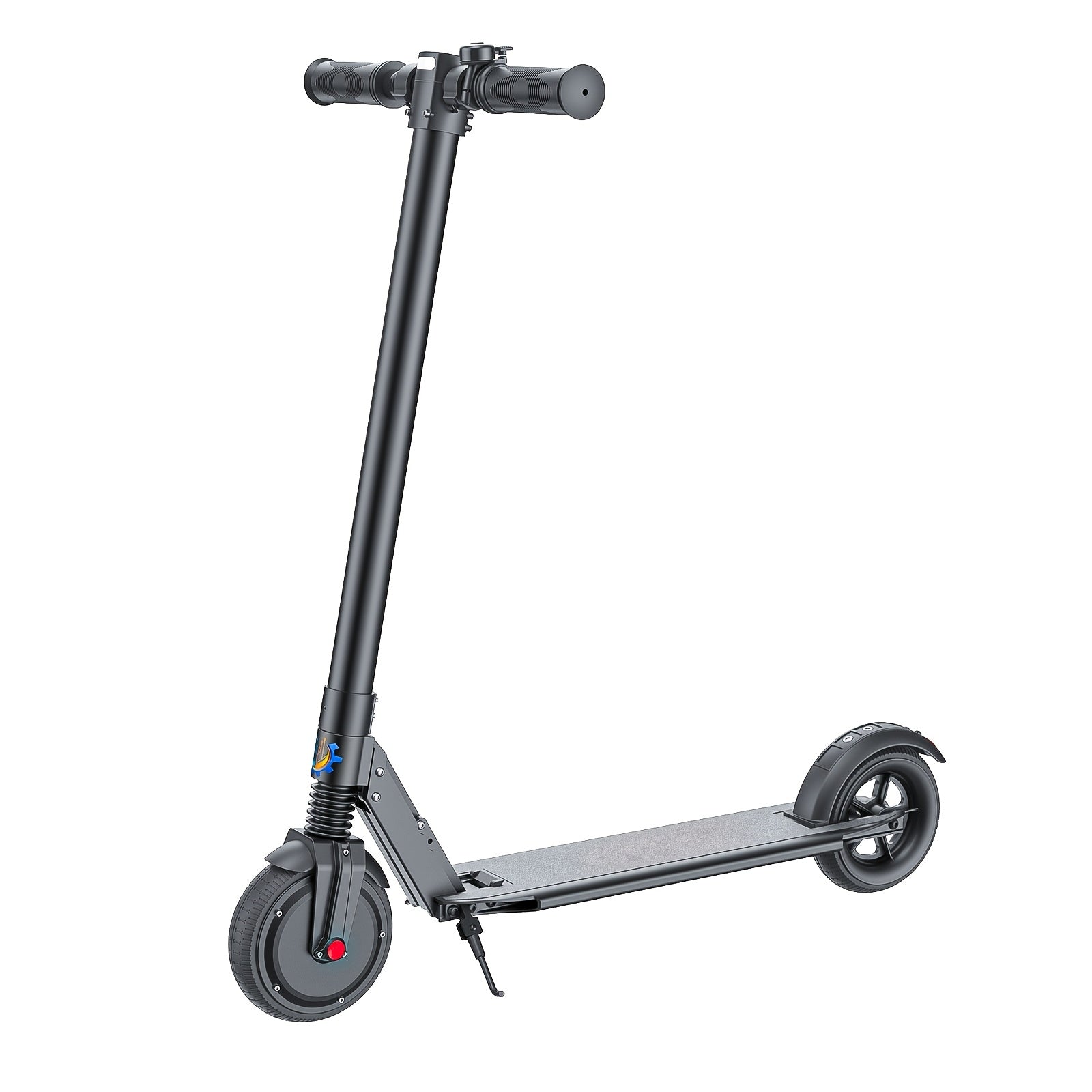 250W Electric Scooter for Adults And Teens, 15.5MPH Top Speed & 15.5 Miles Max Range, 6.5-Inch Solid Tire And Non-Slip Pedal, LCD Smart Display, Lightweight Foldable E-Scooter with Smart Braking System