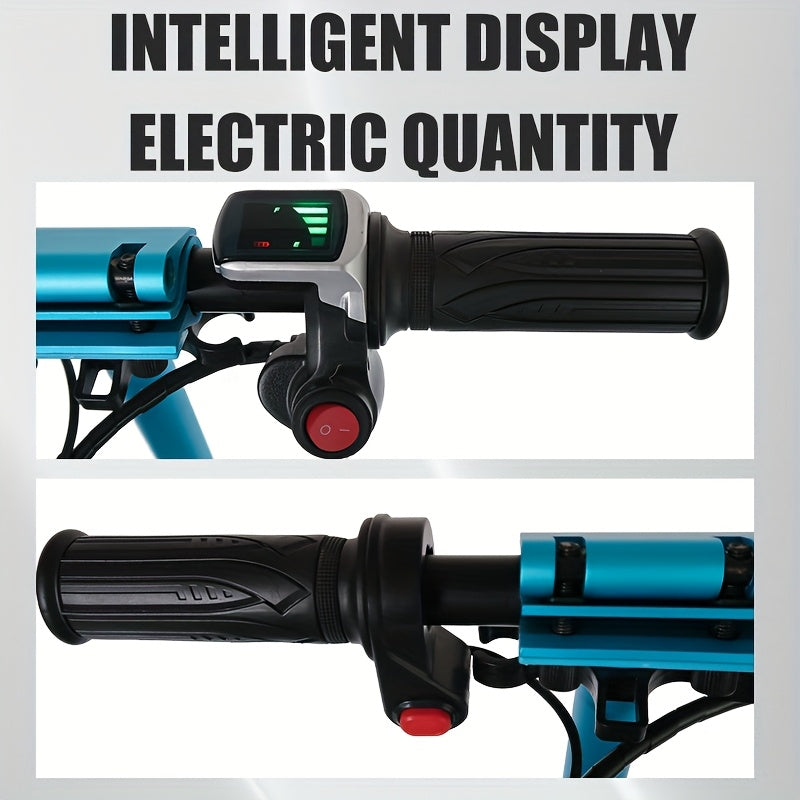 5.5-inch Electric Scooter, Maximum Speed of 15 Km\u002Fh, 2.5Ah Powerful Battery, Foldable Electric Scooter, Load Capacity 70kg, Halloween and Christmas Gift, Gift Scooter, Kick-Start Assist Scooter with Adjustable Speed and Height, Flashing Wheels